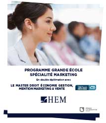 Marketing - HEM Business School - Grande Ecole, Ecole de Gestion et de Management au Maroc 
