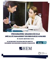 Management des Ressources Humaines (MRH) - HEM Business School - Grande Ecole, Ecole de Gestion et de Management au Maroc 