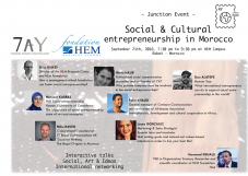 Junction event, social and cultural entrepreneurship - Fondation HEM - Septembre 2016