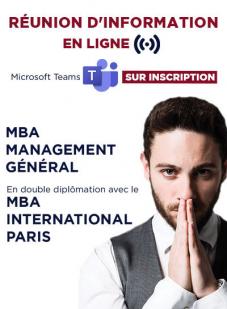Réunion d’info EN LIGNE sur le MBA HEM – Dauphine – IAE Paris