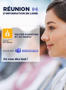 Réunion d’information en ligne sur le Master Marketing de HEM, HEM Juin 2021