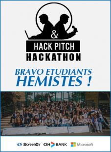 Hackathon ''Hack & Pitch'' à HEM Tanger, Avril 2017