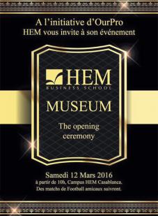 The Opening Cérémonie du "HEM Museum" - HEM Business School - 2016