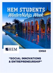 Student WinterNship Week - Social Innovation & Entrepreneurship 2023, HEM