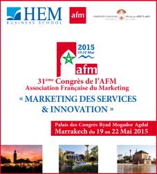 31ème congrès de l'Association Française Marketing - AFM 2015