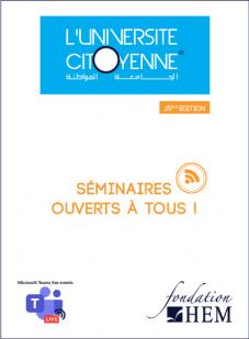 L’Université Citoyenne® - 25ème Edition 100% EN LIGNE !