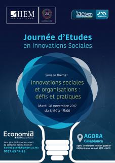 Journée d'Etudes en Innovations Sociales, HEM Business School, Novembre 2017