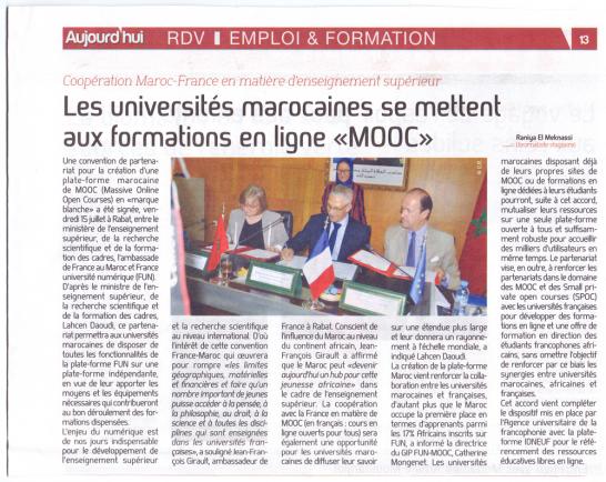 Les universités marocaines se mettent aux formations en ligne 