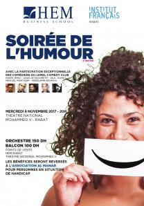 Soirée de l'humour... 2ème édition, HEM Rabat, Novembre 2017