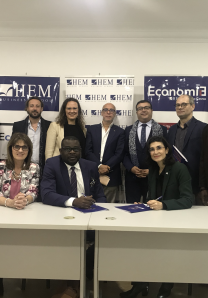 Signature de mémorandum entre HEM et Global Economic Institute
