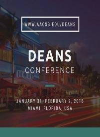 AACSB’s Deans Conference 2016 - HEM - Janvier 2016