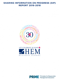 Rapport PRME  2016-2018, HEM Business School, Mai 2018