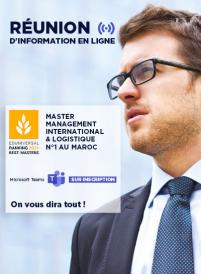 Réunion d’information en ligne sur le Master Management International & Logistique de HEM