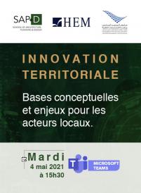 Innovation territoriale : bases conceptuelles et enjeux pour les acteurs locaux 