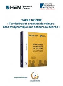 Table ronde « Territoires et création de valeurs : État et dynamique des acteurs au Maroc »