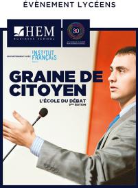 La compétition Graine de Citoyen revient pour une 5ème édition ! HEM Business School, Décembre 2018