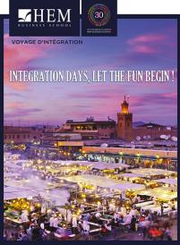 Integration Days Voyage Marrakech HEM Business School, Décembre 2018
