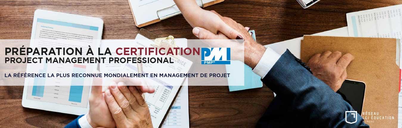 Programme de la formation de Certification PMP
